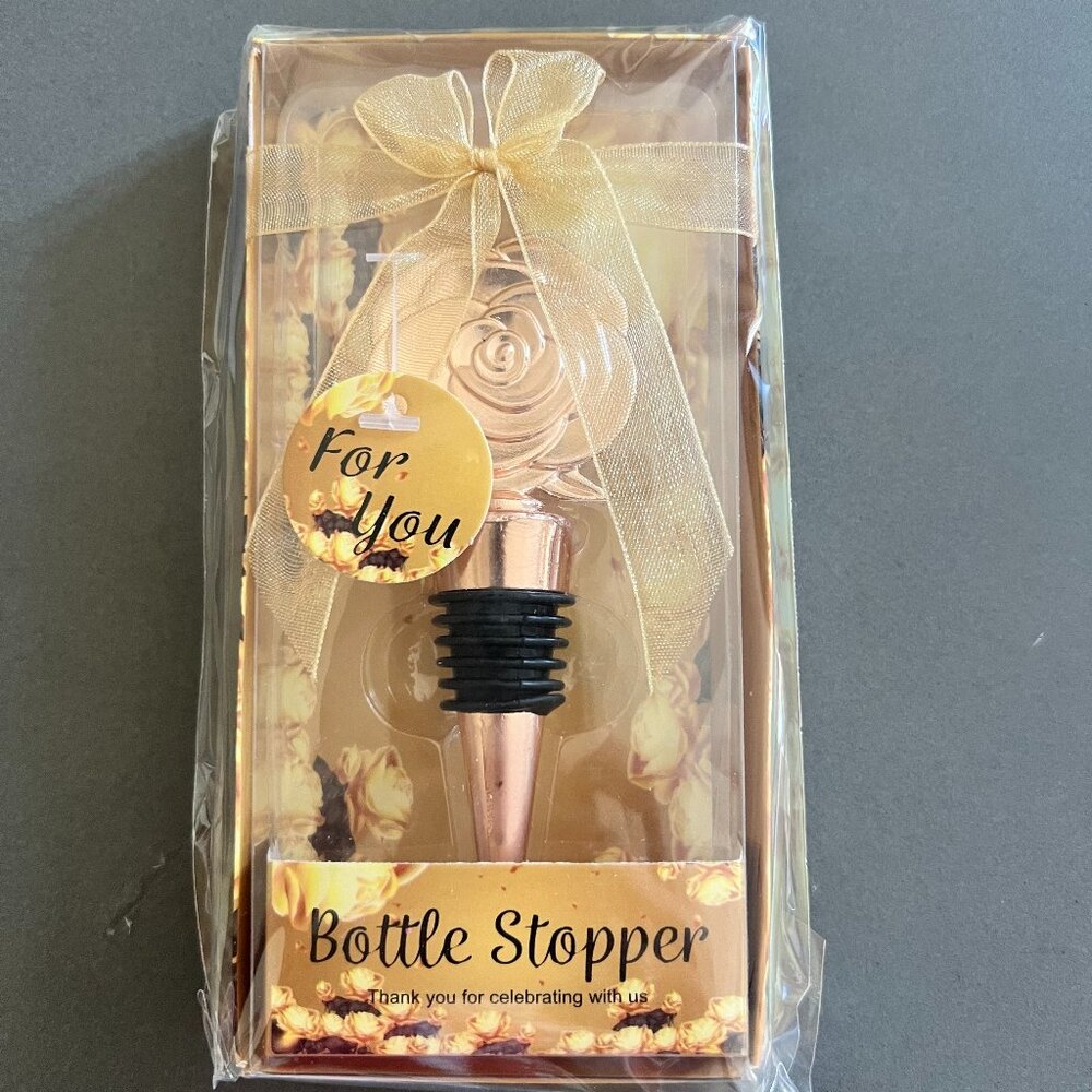 Champagne Rose Wine Stopper